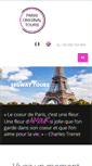 Mobile Screenshot of parisoriginaltours.com